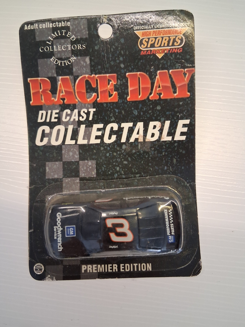 Race Day Die Cast Collectable - Navy Blue No. 3 Car